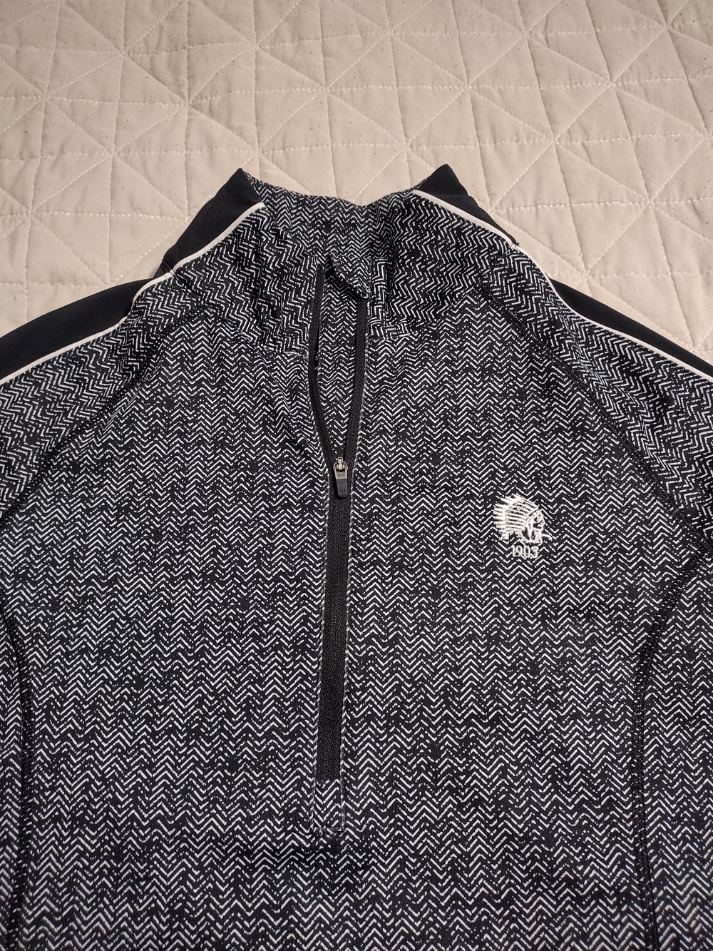 Peter Millar Women's Perth Quarter Zip Pullover 1903 Embroidered Logo Gol